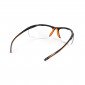 NOIR - Lunettes professionnelle de travail Polycarbonate EN 166 EPI de l'œil : Protection contre les dangers pouvant endommager 