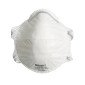 BLANC - Demi-masque respiratoire filtrant professionnel de travail non-tissé polypropylène sans latex médical aide a domicile in