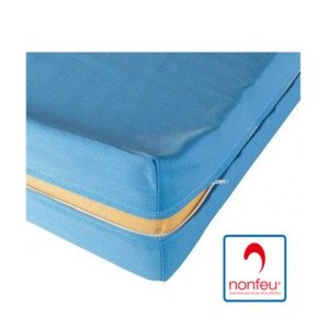 BLEU - Housse de matelas professionnelle hébergement foyer Mesh de polyester non feu M1 restaurant serveur cuisine restauration