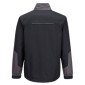 NOIR/GRIS - Veste de travail professionnelle à manches longues homme logistique chantier transport artisan