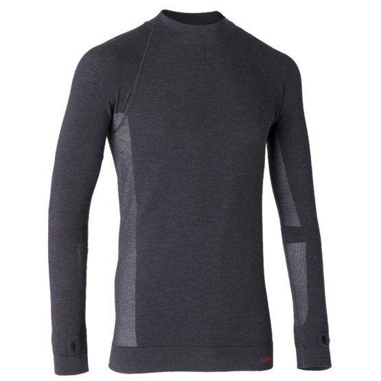 GRIS - Tee-shirt professionnel de travail à manches longues homme transport chantier manutention artisan
