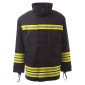 MARINE/JAUNE - Parka professionnel de travail homme internat artisan école chantier