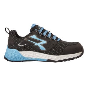 NOIR/BLEU - Chaussure de sécurité S3S professionnelle de travail noire EN ISO 20345 S3S mixte manutention artisan logistique ch