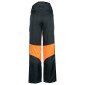 GRIS/ORANGE - Pantalon de travail professionnel mixte internat foyer école crèche