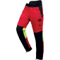 ROUGE/NOIR - Pantalon de travail professionnel mixte école foyer internat crèche