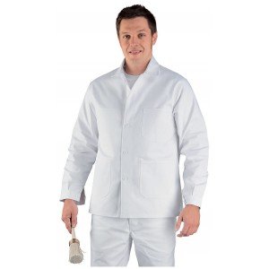 BLANC - Veste de travail professionnelle homme transport artisan manutention chantier