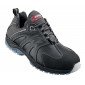 NOIR - Tennis de sécurité S3 professionnelle de travail noire en cuir ISO EN 20345 S3 homme manutention chantier logistique arti