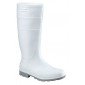 BLANC - Botte blanche alimentaire professionnelle de travail blanche en PVC ISO EN 20347 mixte serveur hôtel restaurant cuisine