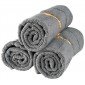 GRIS - Tapis de bain professionnel hébergement foyer blanc 100% Coton serveur restauration cuisine restaurant