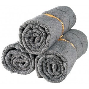 GRIS - Tapis de bain professionnel hébergement foyer blanc 100% Coton serveur restauration cuisine restaurant