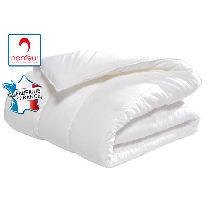 Housse de matelas blanche ép 13 cm polyuréthane M1 140x200 cm