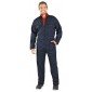 MARINE/NOIR - Combinaison de travail professionnelle homme manutention chantier logistique artisan