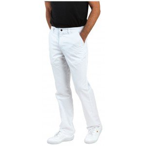 NOIR - Pantalon professionnel de travail homme restauration infirmier cuisine médical