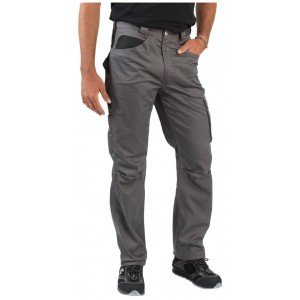 BEIGE/NOIR - Pantalon de travail professionnel homme - PROMO transport chantier manutention artisan