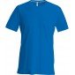 BLEU - Tee-shirt professionnel de travail à manches courtes homme aide a domicile médical auxiliaire de vie infirmier