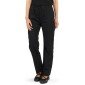 NOIR - Pantalon élastiqué professionnel de travail mixte aide a domicile médical auxiliaire de vie infirmier