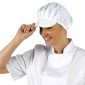 BLANC - Coiffe professionnelle lavable de travail mixte hôtel restaurant restauration serveur