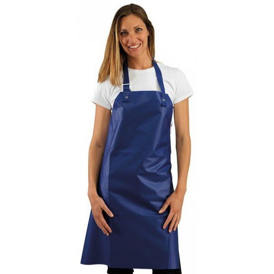 BLEU - Tablier de protection pour femme en PVC de cuisine professionnel blanche en PVC femme cuisine entretien restauration mena