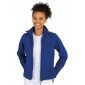BLEU - Veste polaire professionnelle de travail à manches longues femme infirmier aide a domicile médical auxiliaire de vie