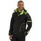 NOIR/FLUO - Blouson professionnel de travail mixte logistique chantier transport artisan