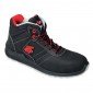 NOIR - Chaussure haute de sécurité S3 professionnelle de travail noire en cuir ISO EN 20345 S3 homme logistique artisan transpor