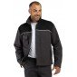 GRIS/NOIR - Veste de travail professionnelle à manches longues homme manutention artisan transport chantier