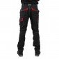 NOIR/ROUGE - Pantalon de travail professionnel homme manutention chantier logistique artisan