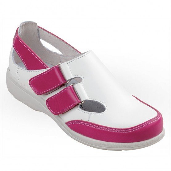 Chaussure de securite femme rose chez