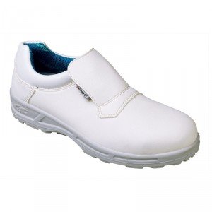 BLANC - Chaussure de cuisine de sécurité S2 professionnelle de travail blanche noire ISO EN 20345 S2 mixte hôtel cuisine restaur