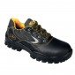 NOIR - Chaussure de sécurité S3 professionnelle de travail noire en cuir EN ISO 20345 S3 mixte logistique artisan manutention ch