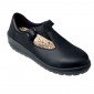 NOIR - Chaussure de sécurité S1P professionnelle de travail blanche noire EN ISO 20345 S1P femme chantier menage artisan entret