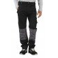 NOIR/GRIS - Pantalon de travail professionnel homme transport artisan manutention chantier