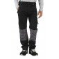 NOIR/GRIS - Pantalon de travail professionnel homme manutention artisan logistique chantier