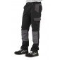 NOIR/GRIS - Pantalon de travail professionnel homme logistique artisan manutention chantier