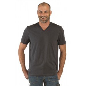 ARDOISE - Tee-shirt professionnel de travail à manches courtes homme auxiliaire de vie médical aide a domicile infirmier