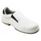 BLANC - Chaussure de cuisine de sécurité S2 professionnelle de travail blanche noire ISO EN 20345 S2 mixte - PROMO restauration 