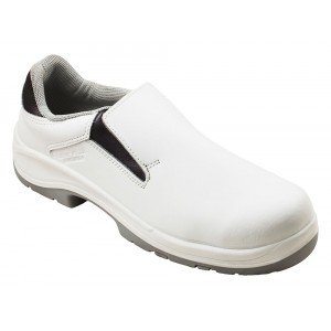 BLANC - Chaussure de cuisine de sécurité S2 professionnelle de travail noire ISO EN 20345 S2 mixte - PROMO restaurant hôtel serv