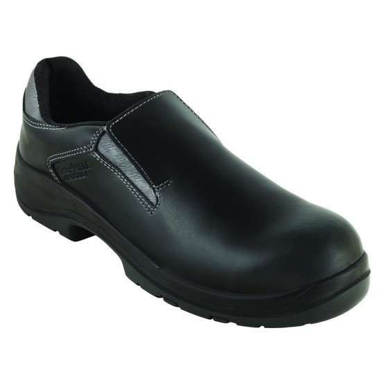 NOIR - Chaussure de cuisine de sécurité S2 professionnelle de travail noire ISO EN 20345 S2 mixte - PROMO serveur hôtel restaura