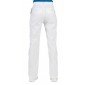 BLANC - Pantalon professionnel de travail femme aide a domicile infirmier auxiliaire de vie médical