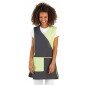 ARDOISE/ANIS - Chasuble tablier blouse professionnel femme entretien aide a domicile menage auxiliaire de vie