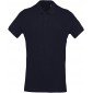 MARINE - Polo bio professionnel de travail BIO 100% coton homme auxiliaire de vie médical aide a domicile infirmier