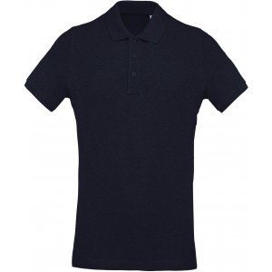 BLANC - Polo bio professionnel de travail BIO 100% coton homme - PROMO aide a domicile infirmier auxiliaire de vie médical
