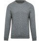 GRIS - Sweat shirt Bio professionnel de travail 80% coton biologique / 20% polyester certifié OCS Blended - Organic Content Stan