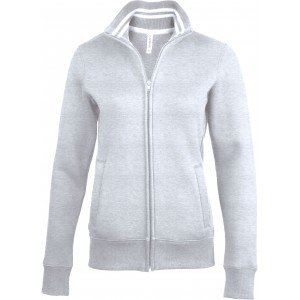 MARINE - Veste molleton professionnelle de travail à manches longues 80% coton peigné / 20% polyester "LSF". Molleton gratté et