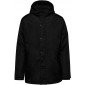 NOIR - Parka professionnelle de travail Extérieur : 100% polyester pongé 230g/m². Garniture intérieure 100% polyester 135g/m².