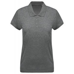 GRIS - Polo bio professionnel de travail Blanc : 100% coton bio - Gris chine : 70% coton biologique / 30% viscose certifié OCS B