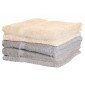 GRIS - Drap de bain professionnel hébergement foyer 100% coton ring spun serveur hôtel restauration cuisine