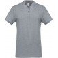 GRIS - Polo MC coton pk 220g professionnel de travail 100% coton homme transport artisan manutention chantier