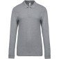 GRIS - Polo professionnel de travail 100% coton homme artisan infirmier chantier médical
