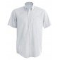 BLANC - Chemise MC Homme professionnelle de travail homme restaurant restauration cuisine hôtel